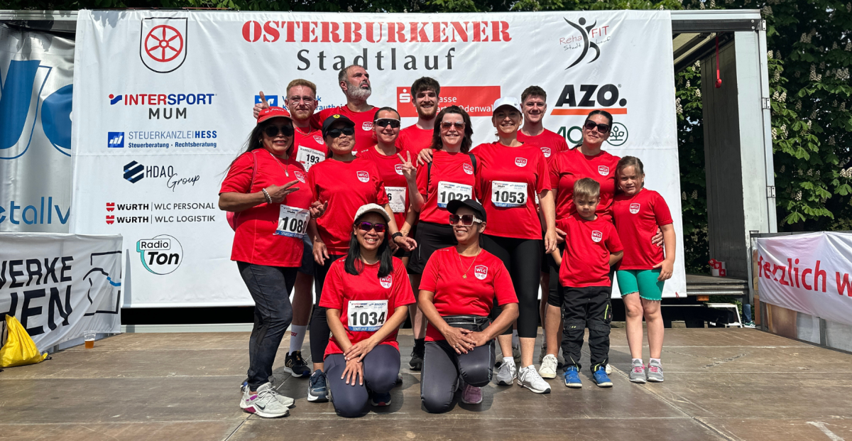 Das Team WLC beim Stadtlauf in Osterburken.