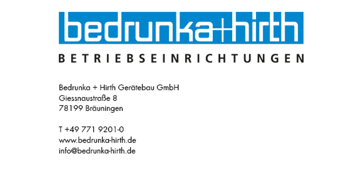 Bedrunka + Hirth Gerätebau GmbH