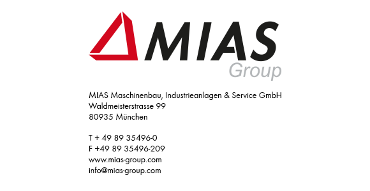 MIAS Maschinenbau, Industrieanlagen & Service GmbH